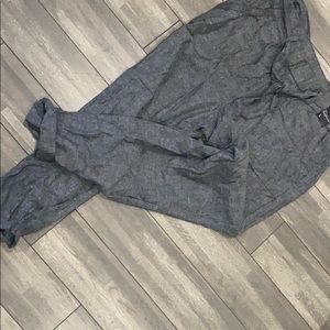 NWT NY&COMPANY linen boyfriend pants